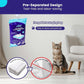 24 Count Litter Box Liners, Waste Bags Compatible with Pet-safe ScoopFree Self-Cleaning Litter Box Tray Refills, Drawstring Litter Bags for Reusable Tray, Pre-Separated (38"L x 14.5"W x 7.8"H)