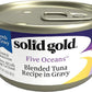 Solid Gold Wet Cat Food Shreds in Gravy - Healthy Canned Cat Food Made w/Real Tuna Shreds, Vitamins, Minerals & Taurine - Grain Free & Gluten Free Canned Meals for Cats & Kittens - 24ct/3oz Can