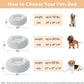 WNPETHOME Calming Dog Bed Cat Bed Donut, Faux Fur Pet Bed Self-Warming Donut Cuddler, Comfortable Round Plush Dog Beds(20 x 20 x 8 Inch, Light Grey)