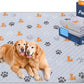 Washable Pee Pads for Dogs, 2 Pack Absorbent Reusable Training Dog Pads Pet Puppy Pads, Non-Slip Potty Pads for Whelping, Playpen, Crate, Bed, Orange, 34"x63"