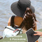 FURTALK Womens Sun Hat with Ponytail Hole Beach Hiking Summer Wide Brim UPF 80+ Outdoor Protection Foldable Bucket Hat