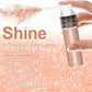 Hair and Body Glitter Spray, 1PC Champagne Hair Glitter Extra Fine Face Shimmer Powder for Clothes, Festival Loose Sparkle Powder for Rave Clothes Nail Art Easter Halloween Crafts (Champagne)
