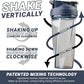 HELIMIX 2.0 Vortex Blender Shaker Bottle Holds upto 28oz | No Blending Ball or Whisk | USA Made | Portable Pre Workout Whey Protein Drink Shaker Cup | Mixes Cocktails Smoothies Shakes | Top Rack Safe