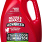 Nature’s Miracle Advanced Stain And Odor Eliminator for Dogs, Fresh Scent, Severe Mess Enzymatic Formula For Tough Pet Messes, 1 Gallon