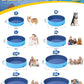 YSJILIDE Foldable Dog Pool, Portable PVC Dog Pet Swimming Pool, Collapsible Plastic Dog Bath for for Large Medium Small Dogs & Kids (S-32"x 8" Blue)