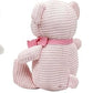 100% Organic Cotton Baby Teddy Bears Bulk for Baby Shower 6.5" (3pcs/Set)