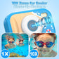 Kids Camera Waterproof, IP68 Underwater Camera for Kids Aged 3-12, HD Kids Digital Camera with 1080P Video Recording, Durable ABS Material, Pool Toys for Boys Girls with 32GB Card(Blue)