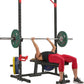Sunny Health & Fitness Multifunctional Strength Training Home Gym – Complete Workout Equipment with Training Attachments, Optional Squat Stand, Power Rack Cage, Adjustable Incline Bench