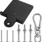 WUWEOT Heavy Bag Hanger, Sturdy Punching Boxing Bag Holder, 360° Rotation Wood Beam Hook Bracket Ceiling Mount for Boxing Muay Thai Training,Aerial Yoga Swing & Hammock