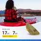 OCEANBROAD Kayak Paddle 86in/218cm, 90.5in/230cm Alloy Shaft 2-Piece Floatable Kayak Oar for Kayaking Canoeing Boating