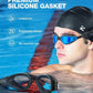 ZIONOR G1 Lite Swim Goggles with Swim Cap Comfortable Anti-fog Swimming Goggles Cap Set for Adult Men Women