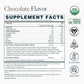 Ora Organic Vegan Protein Powder - 23g Plant Protein for Women and Men - Chocolate Flavor 20 Servings, Bloat-Free, Gluten Free, Non-GMO, No Artificial Sweeteners