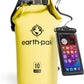Earth Pak Waterproof Dry Bag - Roll Top Waterproof Backpack Sack Keeps Gear Dry for Kayak with Waterproof Phone Case