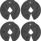 Micro Gainz Dumbbell Fractional 1.25lb Weight Plate, Ideal for Micro Loading, (Choose Color) 4 Piece Fractional Weight Plates, Designed for Dumbbell Training, Made In USA