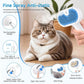 Pet Steam Brush for Dog & Cat - 3-in-1 Steam Grooming Brush for Shedding & Hair Removal - Self Cleaning Spray Comb with Mist for Long Haired Pets - Includes 1*Waterless Shampoo, Blue
