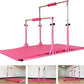 Gymnastics Double Horizontal Bars 3Play Parallel Bars Uneven Bars Gymnastics Training Kip Bar with 304 Stainless Steel Regulating Arms & Fiberglass Rail for Indoor Outdoor Home Club Use