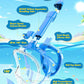 QingSong Kids Snorkel Mask Full Face, Snorkeling Set with Camera Mount, Foldable 180 Degree Panoramic View Snorkeling Gear Anti-Fog Anti-Leak