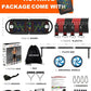 HOTWAVE Portable Exercise Equipment with 16 Gym Accessories.20 in 1 Push Up Board Fitness,Resistance Bands with Ab Roller Wheel,Full Body Workout at Home
