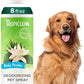 TropiClean Dog Perfume, Long Lasting Baby Powder Cologne, Deodorizing Spray for Smelly Dogs, After Bath Detangling Spray with Vitamin E, Safe for Cats, 8oz.