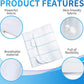 S Abdominal Binder Post Surgery for Men and Women, 12" High Postpartum Tummy Tuck Belt Provides Bariatric Stomach Compression, High Elasticity, Breathable - (45" - 60") 4 PANEL White