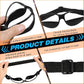 Weewooday 8 Pack Basketball Dribbling Goggles Adjustable Sport Training Glasses Black Dribble Goggles for Basketball Training Equipment for Men
