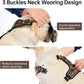 IVY&LANE No Pull Dog Harness with Leash Set, Reflective No Choke Pet Vest,Adjustable Oxford Dog Vest Harness with Easy Control Handle for Large Dogs (Dark Brown,L)