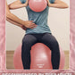 Yoga Ball for Exercise, Pilates Set, 4 Sizes Fitness Ball for Workout, Birthing, Pregnancy, Physical Therapy- Pump Included
