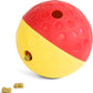 Outward Hound by Nina Ottosson Treat Tumble Interactive Puzzle Ball Dog Toy, Level 1 Beginner, Pink, Large (5.75" Diameter)