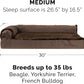 Furhaven Cooling Gel Dog Bed for Medium/Small Dogs w/ Removable Bolsters & Washable Cover, For Dogs Up to 35 lbs - Plush & Velvet L Shaped Chaise - Sable Brown, Medium
