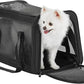 Petsfit Cat Carrier Dog Carrier, Large Capacity Lightweight Soft-Sided Pet Carrier for Travel, with Adjustable Shoulder Strap, Auto Locking Zipper Head and Washable Fleece Pad