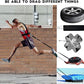 Sled Harness, Weight Speed Tire Pulling Workout Resistance and Assistance Trainer Physical Training Rope Football Exercise Equipment for Outdoor Indoor Men and Women