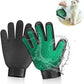 Gentle Deshedding Pet Grooming Mitt - Efficient Hair Remover Brush for Dogs, Cats, Horses with Long & Short Fur (1 Pair)
