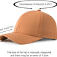 VOBOOM Men Quick Dry Baseball Cap Laser Cut Mesh Ball Curved Brim Snapback Hat
