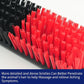 Livestock Scratch Brush With Spring Iron Holder，Animal Back Scratching Brush For Cow,Cattle,Sheep, Horses,Pigs，Massage Grooming Tool
