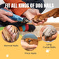 CAELUM Diamond-Coated Pet Nail Grinder Bit, 1/8” Shank for Dremel Nail Tools, Durable & Low-Noise Nail Trimmer for Dogs, Top & Side Grinding, Gentle, Precise Nail Grooming（80grit）