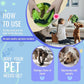 Pet Snuffle Ball, Puzzle Sniffing Interactive Dog Ball for Blind Dogs Training Stress Relief Dog Enrichment Toys Treat Machine Washable (20cm, Gradient Green)