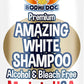 Bodhi Dog Amazing White Shampoo for Dogs - Brightens White & Light Coats - Plant-Based - Made with Natural Ingredients -Safe & Effective for All Breeds - Gentle & Cruelty-Free - Made in USA (8 Fl Oz)