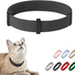 Safety Cat Collar Pro - U.S. IDA Gold Awarding Design, Elastic Quick Release Cat Collar with Buckle Non Breakaway - Lightweight for Kitten All Small Large Cats (Midnight Black, M 7.9-15.7")