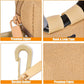 Dog Waste Bag Dispenser Pet Poop Bag Dispenser for Leash Accessory dog Poop Bag Holders Fits Dog Leash Include Hand Free Holder, Khaki, No-KaqiXB