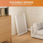 4 Panles Full Matel Freestanding Dog Gates with Door, 96"Extra Wide 32"Tall Free Standing Dog Pet Gate for Indoor & Outdoor. Foldable Pet Fences for Doorways, House, Stairs, Porch, Deck, Yard