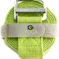 Gradient Fitness Yoga Strap, Friction-Less Easy-Feed Buckle, Super Soft Cotton/Polyester Blend Webbing, Free eGuide. (8 Feet)