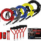 Resistance Bands, 15 Pieces Exercise Elastic Bands Set, 20lbs to 40lbs Resistance Tubes with Heavy Duty Protective Nylon Sleeves Anti-Snap for Fitness SUPALAK