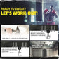 Yes4All Punching Bag Hanger, Stainless Steel Swivel Chain with 4 Snap Hooks for Heavy Bag, Gym Swing, Trapeze, and Hammock