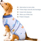 Kuoser Recovery Suit for Dogs Cats After Surgery, Professional Pet Recovery Shirt Dog Abdominal Wounds Bandages, Substitute E-Collar & Cone,Prevent Licking Dog Onesies Pet Surgery Recovery Suit