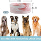 Dog Bowl Ceramic for Medium Large Breed, Heavy Weighted Dog Food Water Feeder Dish,8 in Non - Slip Modern Cute Extra Big Porcelain Pet Bowl Maze Marble Pink