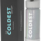 Coldest Insulated Water Bottle with Straw Lid - Stainless Steel Metal Insulated Bottle for Men & Women (Supernova Silver Glitter, 18 oz)