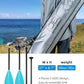 OCEANBROAD SUP Paddle - Adjustable Stand-Up Paddle for Paddleboard Kayak, Adjustable Aluminum Alloy Shaft with Reinforced Nylon Blades