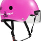 Triple Eight The Certified Sweatsaver Helmet with Visor for Roller Derby, Skateboarding and BMX