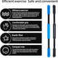 Elastic Fitness Stick Elastic Bar Body Exercise Bar Muscle Training for Exercise Tremor Stick Shoulder Rehabilitation Physical Therapy, Aerobics,Body Shaping Home Gym Yoga, Pilates