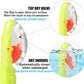 Aegend Dry Snorkel, Dive Mask Easy-Breath Free Diving Snorkel for Snorkeling Scuba Diving Freediving Swimming, with Top Dry Valve and Food-Grade Silicone Mouthpiece